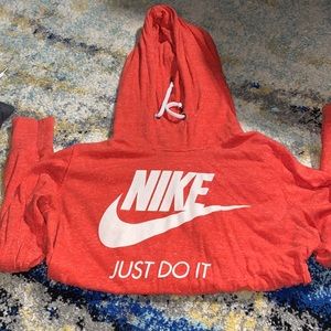 Nike snug fit hoodie red